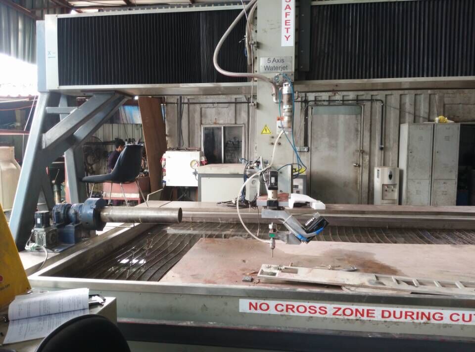 5 axis waterjet